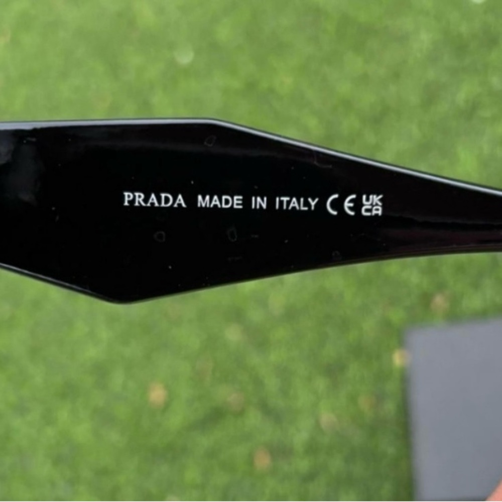 🕶 Prada Rectangle Sunglasses – Style SPR17_E1AB_F05S0_C_049 - Picture 2 of 5